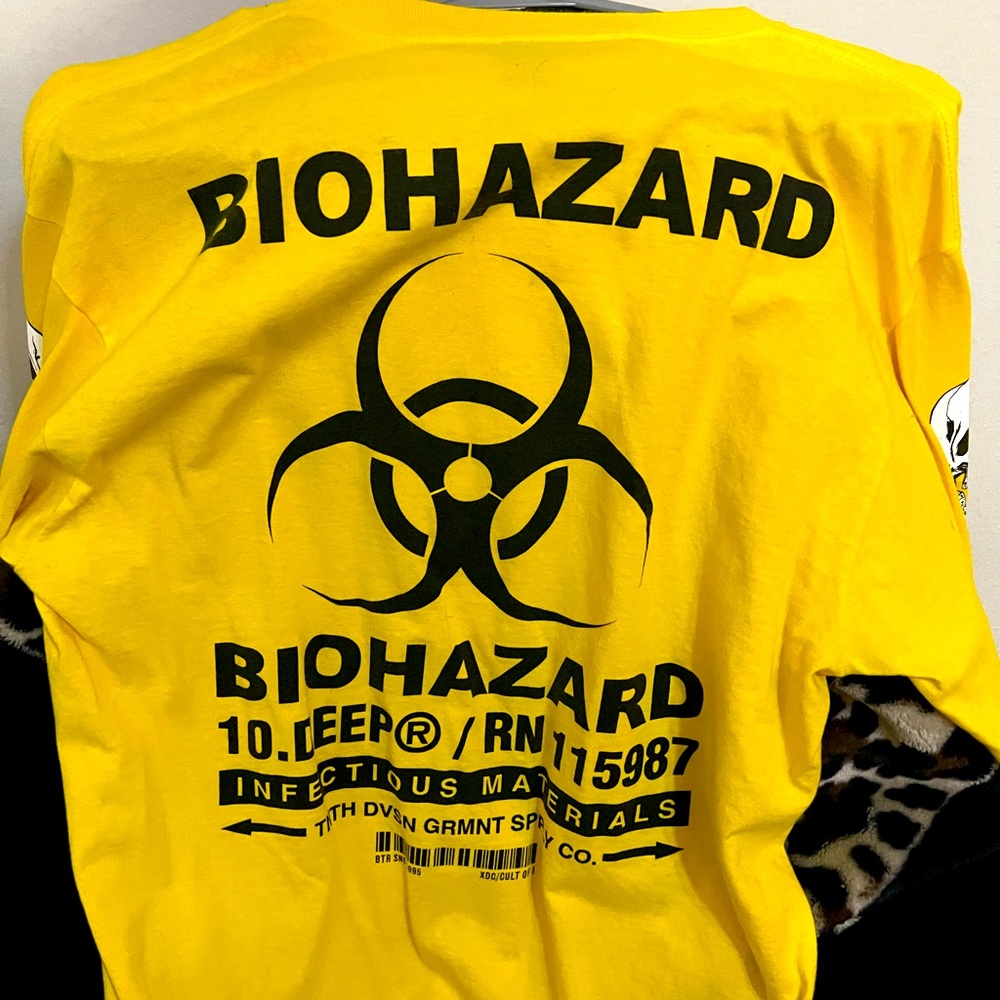 Biohazard graphic long sleeve